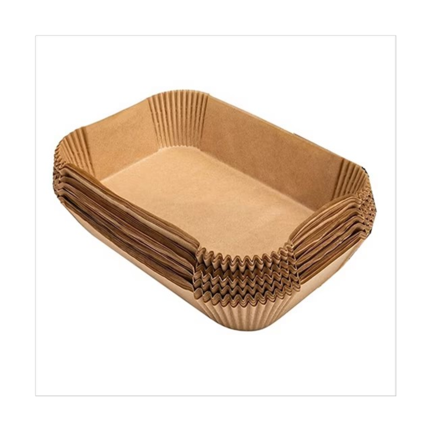 f127f545-9a8c-4d05-ac86-152b4acef562.4888b4cff6f8abe852c0e970990f1f9e (1) Bakpapier voor Ninja-airfryer met verhoogde randen voor makkelijker koken en schoonmaken - Afbeelding 1