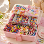 Haaraccessoireset met 716 haarclips en haarelastiekjes - Afbeelding 2