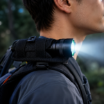 Draaibare zaklamphouder met 360° riemclip - Afbeelding 2