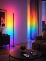 2 st. slimme led-vloerlampen met app en afstandsbediening - Afbeelding 2