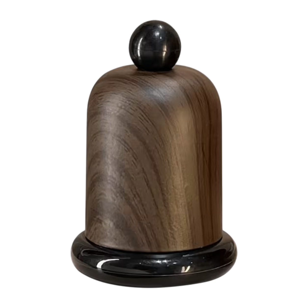 image (2) Tandenstokerhouder met deksel en bolvormige knop