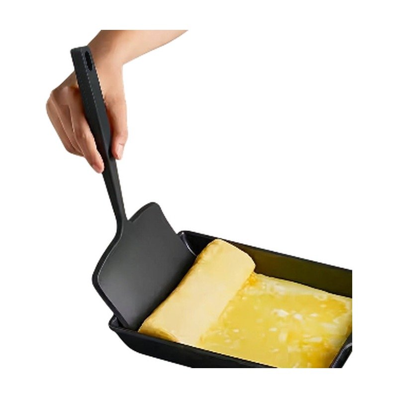 Siliconen Spatel met Brede Kop en Hittebestendig Ontwerp voor Voorzichtig Omdraaien bij het Koken Siliconen Spatel met Brede Kop en Hittebestendig Ontwerp voor Voorzichtig Omdraaien bij het Koken