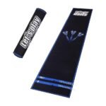 Dartmat met werplijnen voor steeltip- en softtipdarts – 250 x 30 cm