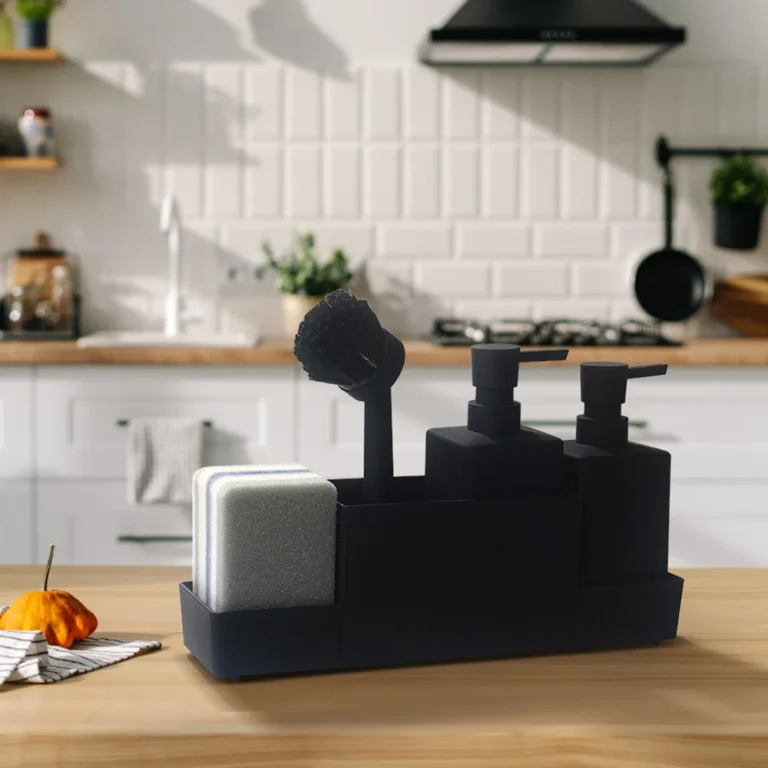 Zeepdispenser thuis in gebruik