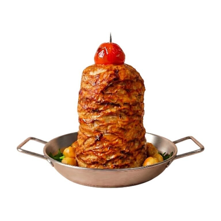 Barbecuespiesen van roestvrij staal voor kebab en shoarma – verticale grillspiesen met schaal