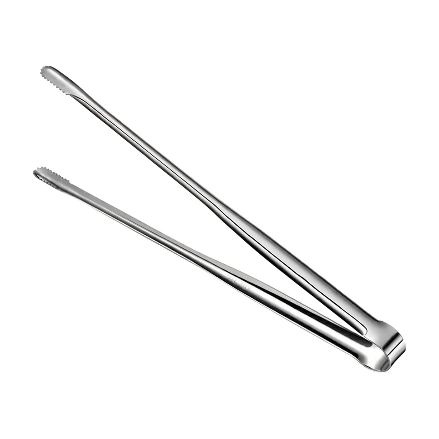 ef-34247-43753-fyld85 Serveertang van roestvrij staal in klein formaat met geribbelde grip voor praktisch en hygiënisch serveren - Afbeelding 1