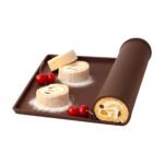 Siliconen Rolmat in Rood en Bruin voor Gelijkmatig Oprollen en Eenvoudig Vormen van Rolcakes