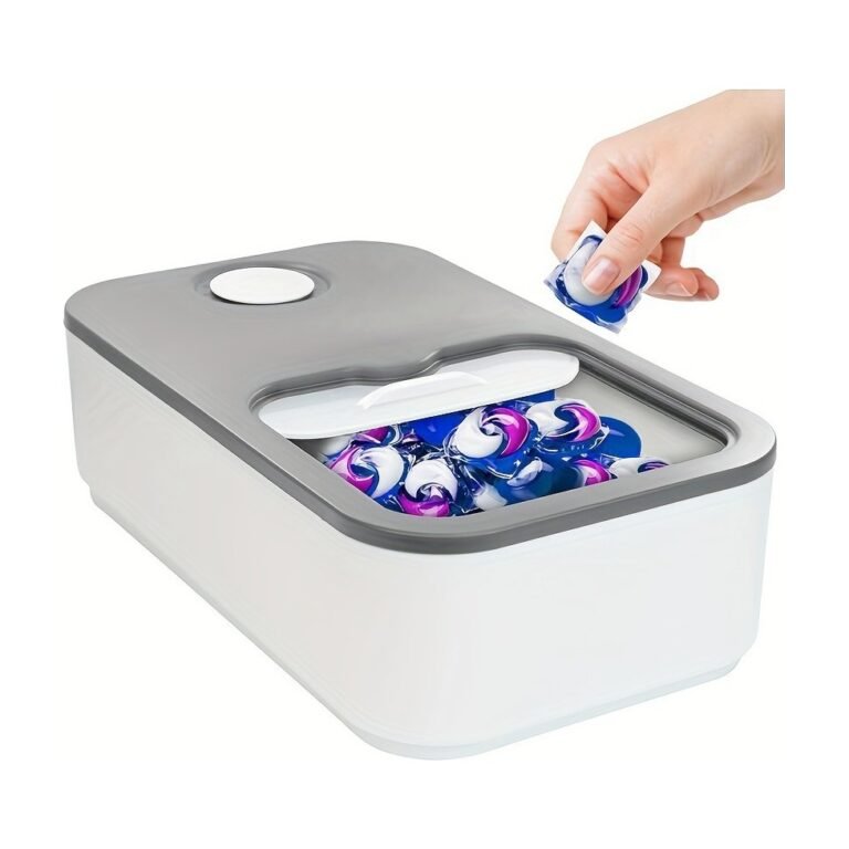 Bewaarbox voor wascapsules met schuifdeksel – 38 × 22 cm