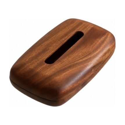 Houten servettenbox met afneembaar deksel – 22 x 13 cm