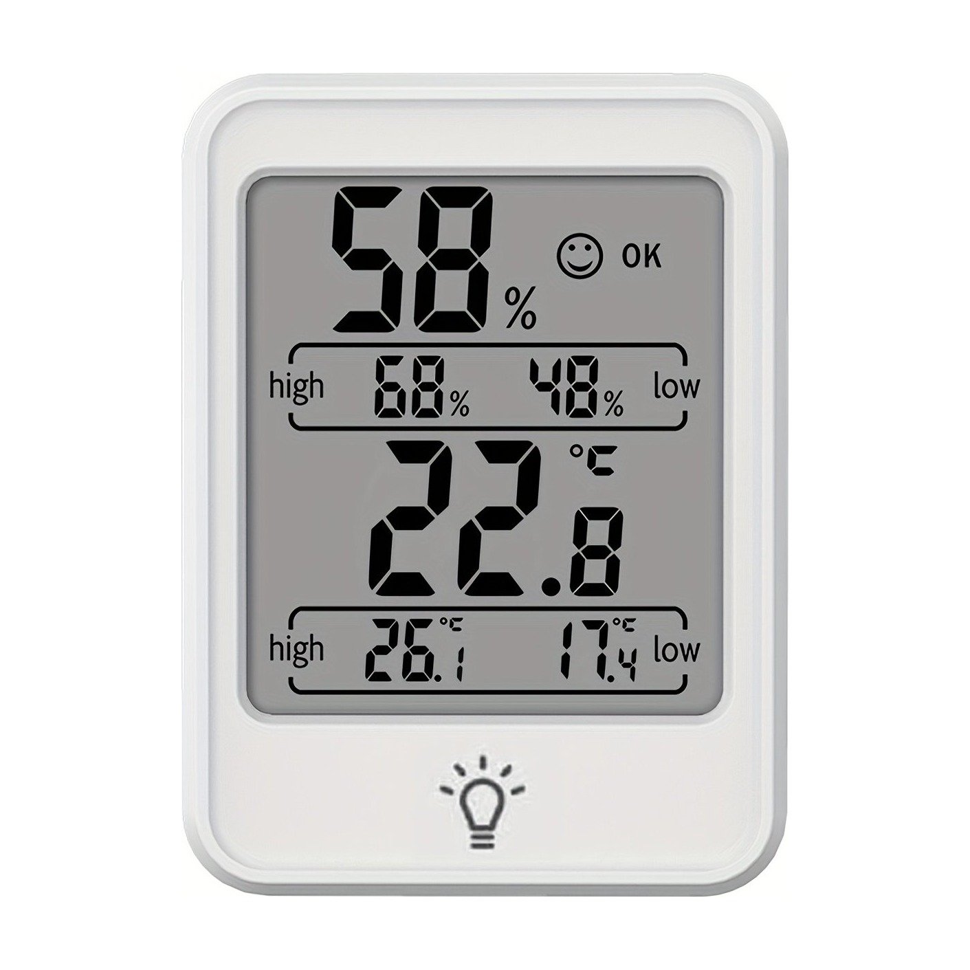 ef-53024-53023-fyld85 Digitale thermometer en hygrometer met achtergrondverlichting