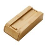 Bureaulade voor onder het bureau van hout – bamboe of walnoot, 2 maten – klein, bamboe